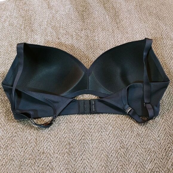 Tommy John Black Cool Cotton Lighty Lined Smooth Wireless T Shirt Bra 38C NWOT - Picture 4 of 10